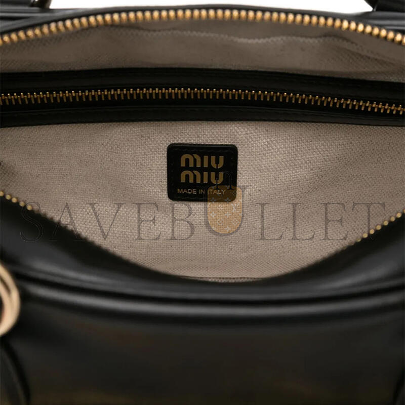 M1v M1v leather top-handle tote bag 5bb179 (32*19*14cm)